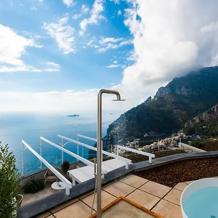 La Tagliata Spectacular Jacuzzi Tub Amazing View And Private Parking Garage Positano