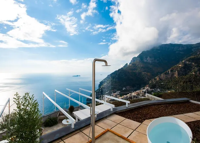 La Tagliata Spectacular Jacuzzi Tub Amazing View And Private Parking Garage Ποζιτάνο